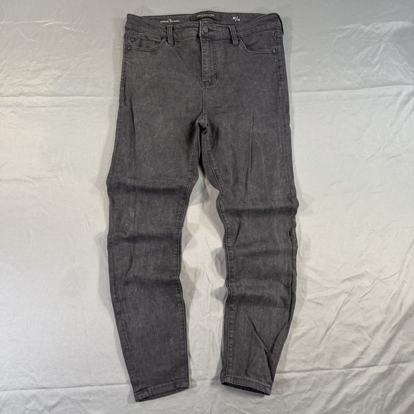 Liverpool Jeans Company Denim - Liverpool Los Angeles Ankle Skinny 30/10 Black High Rise Stretch Jeans Casual